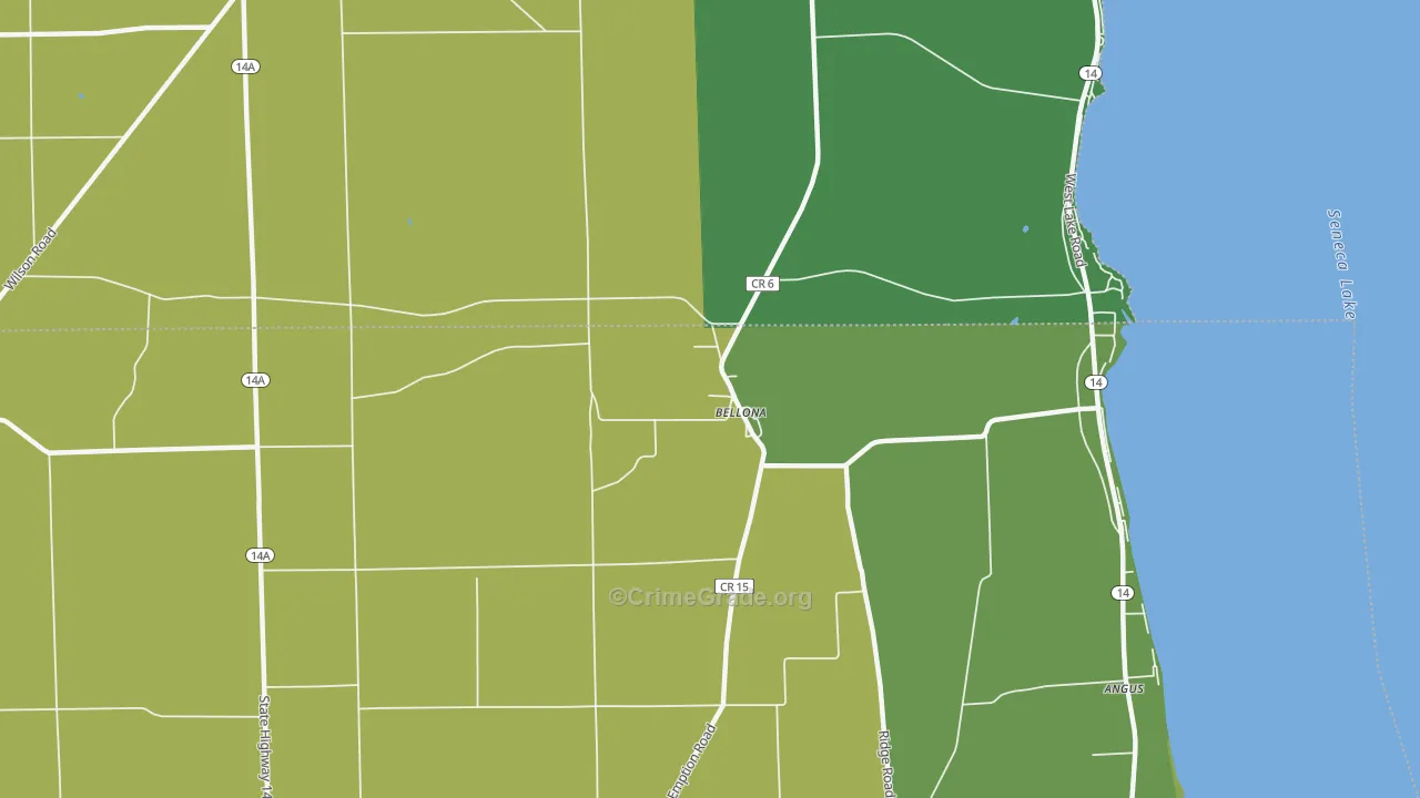 14415, NY Map of Drug-Related Crime Rates
