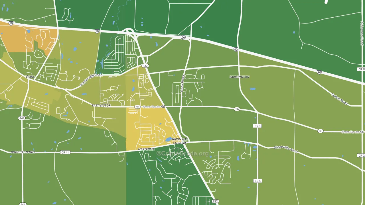 14425, NY Map of Drug-Related Crime Rates