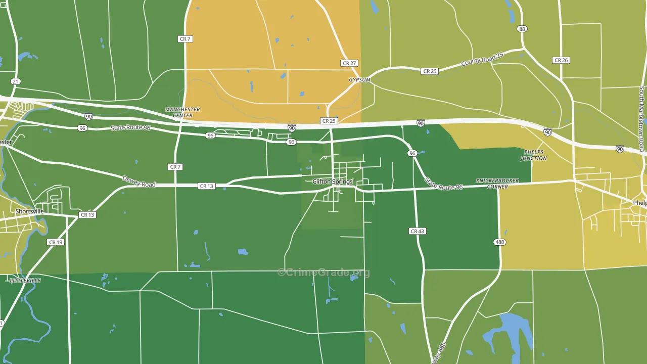 14432, NY Map of Drug-Related Crime Rates