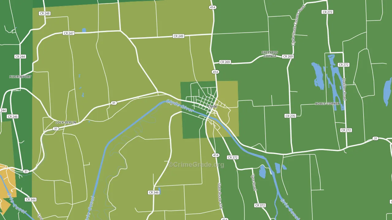 14433, NY Map of Drug-Related Crime Rates