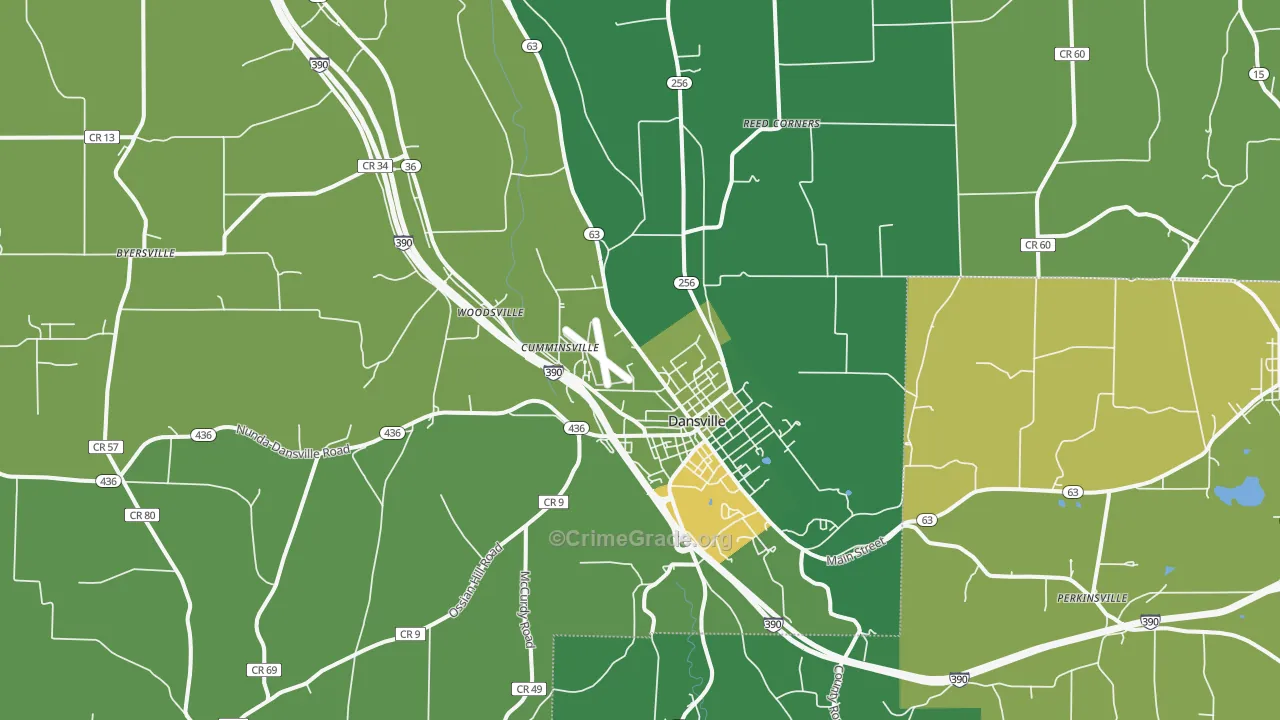14437, NY Map of Drug-Related Crime Rates