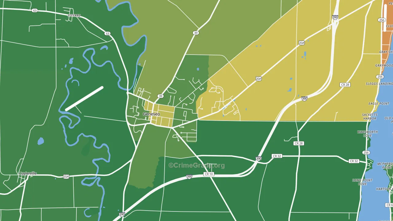 14454, NY Map of Drug-Related Crime Rates