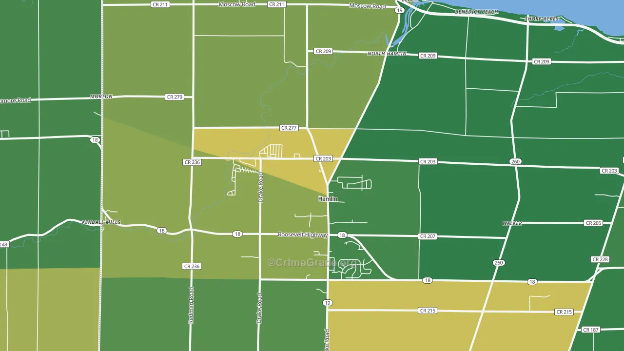 14464, NY Map of Drug-Related Crime Rates