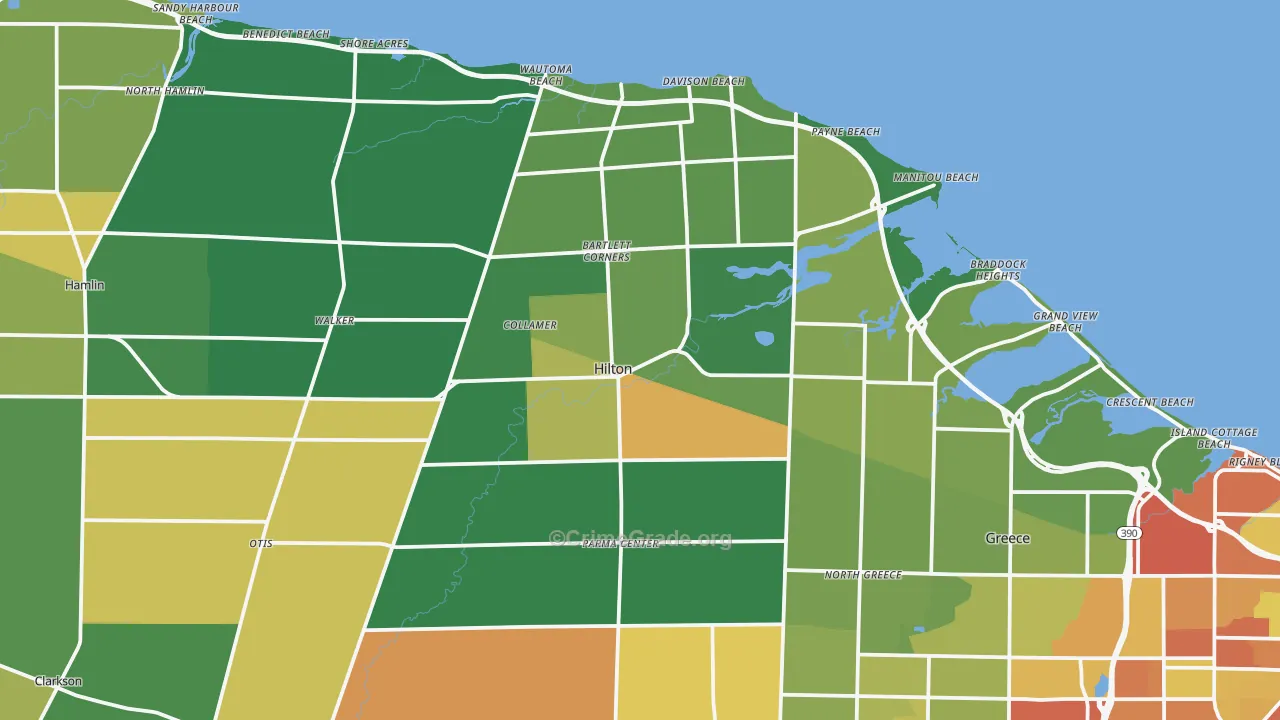 14468, NY Map of Drug-Related Crime Rates