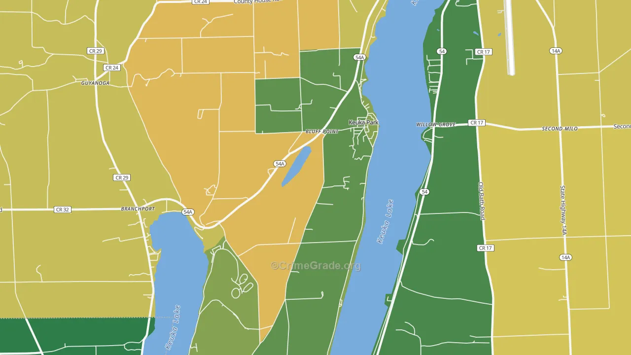 14478, NY Map of Drug-Related Crime Rates