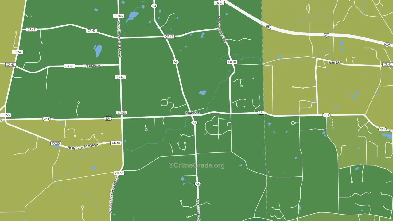 14506, NY Map of Drug-Related Crime Rates
