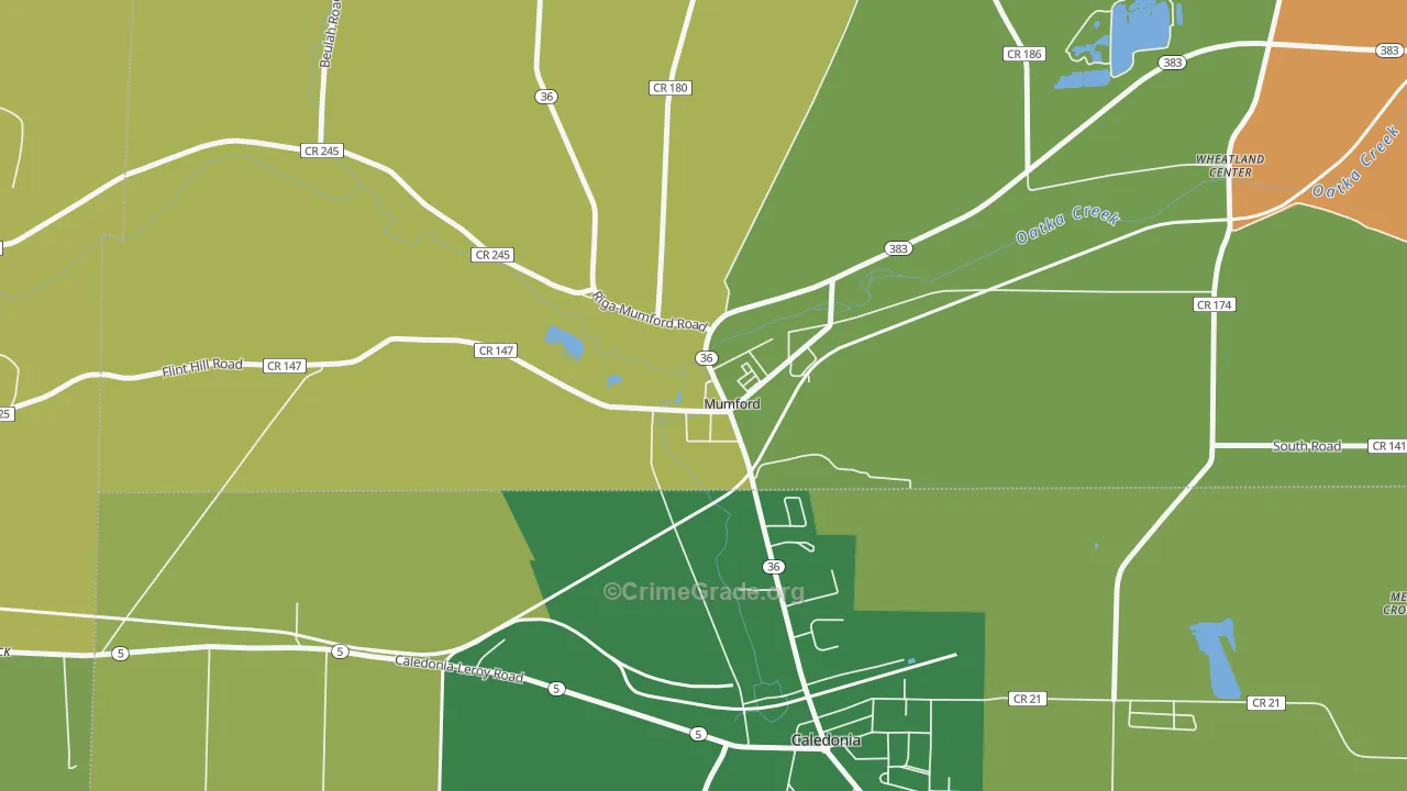14511, NY Map of Drug-Related Crime Rates