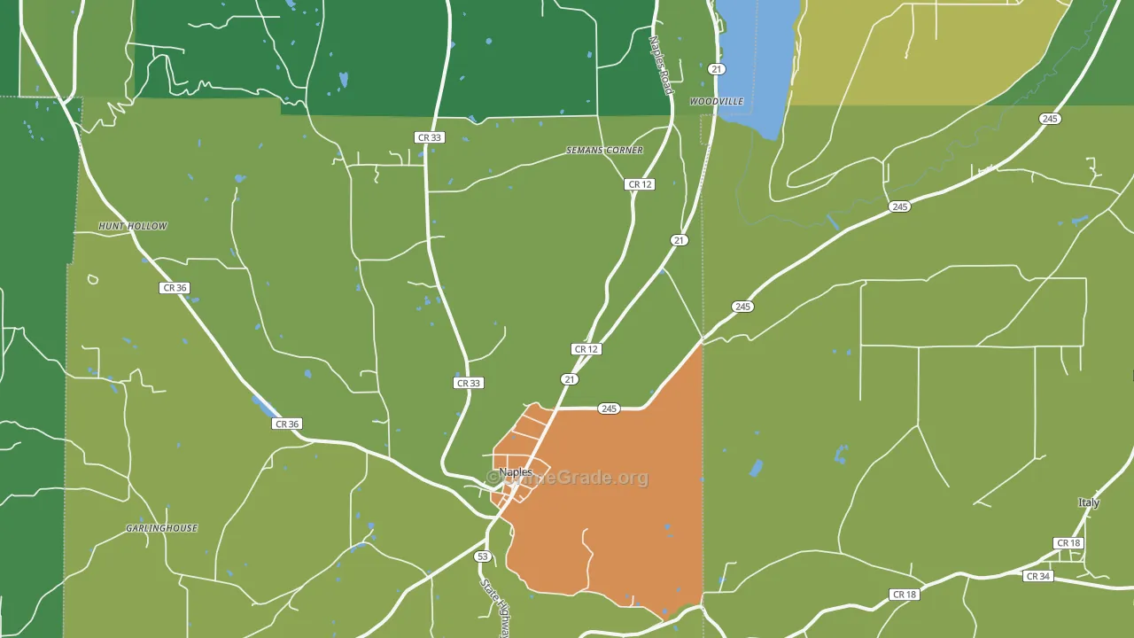 14512, NY Map of Drug-Related Crime Rates