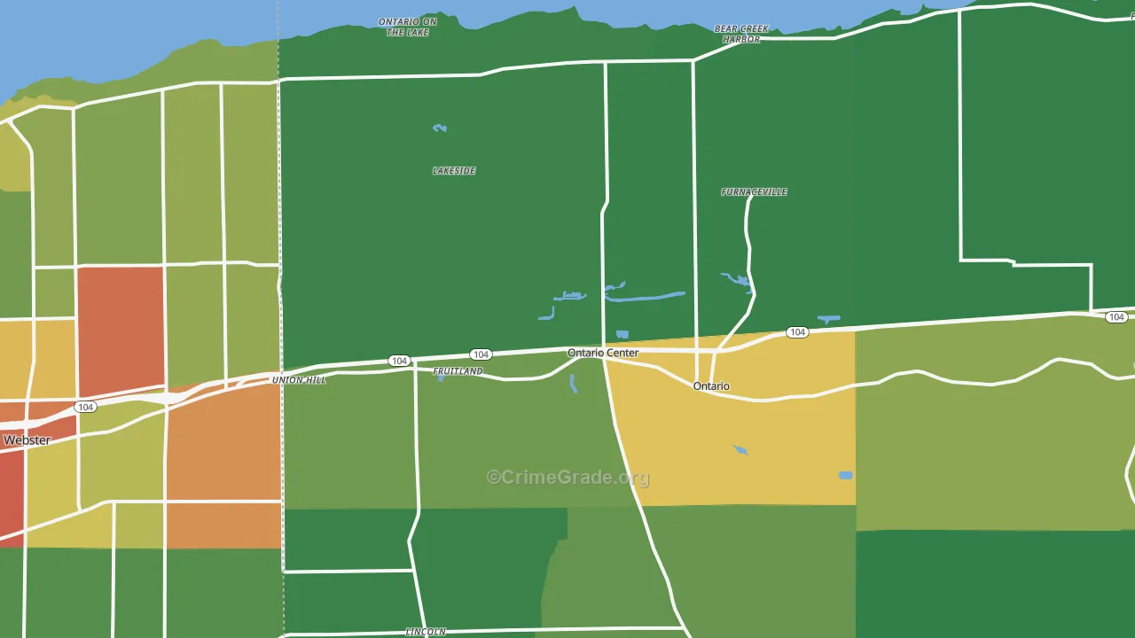 14519, NY Map of Drug-Related Crime Rates