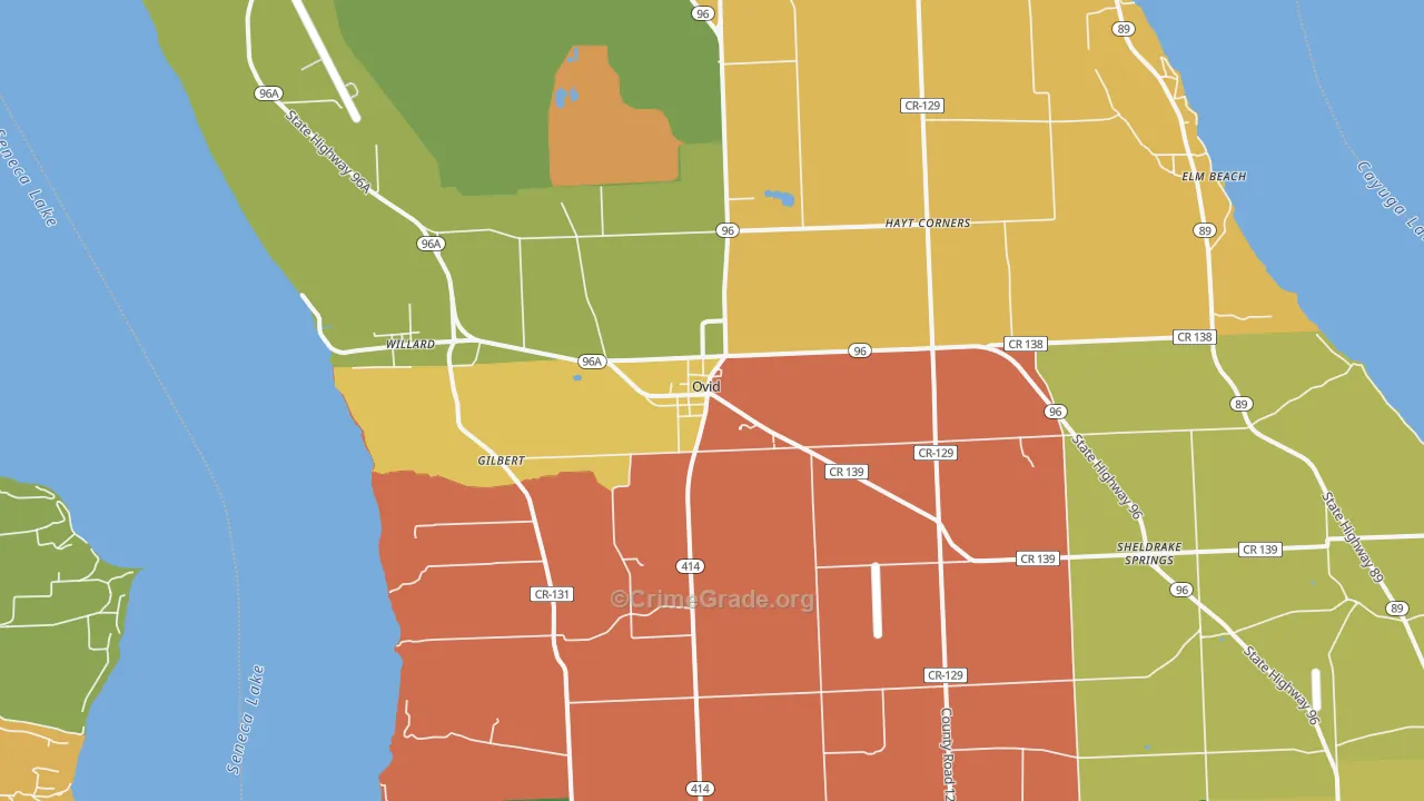 14521, NY Map of Drug-Related Crime Rates
