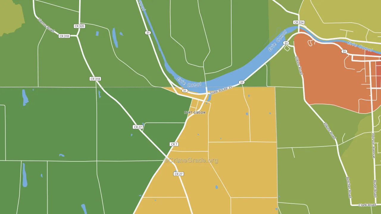 14537, NY Map of Drug-Related Crime Rates
