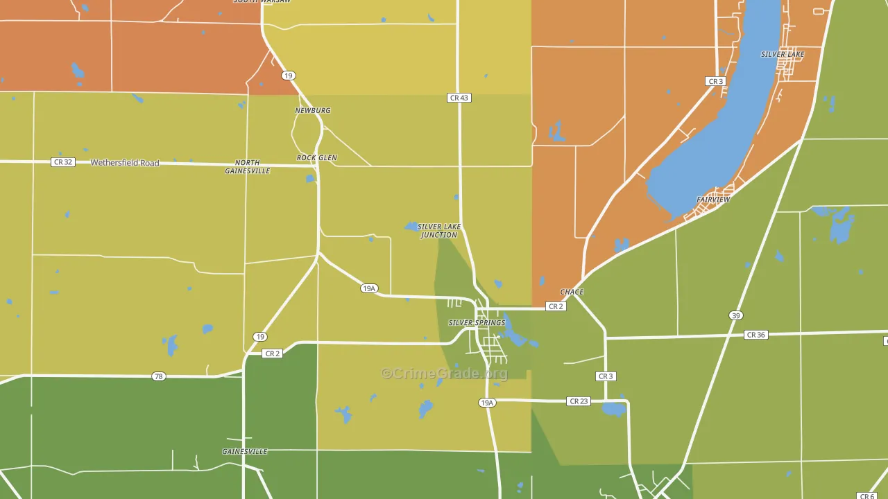 14550, NY Map of Drug-Related Crime Rates