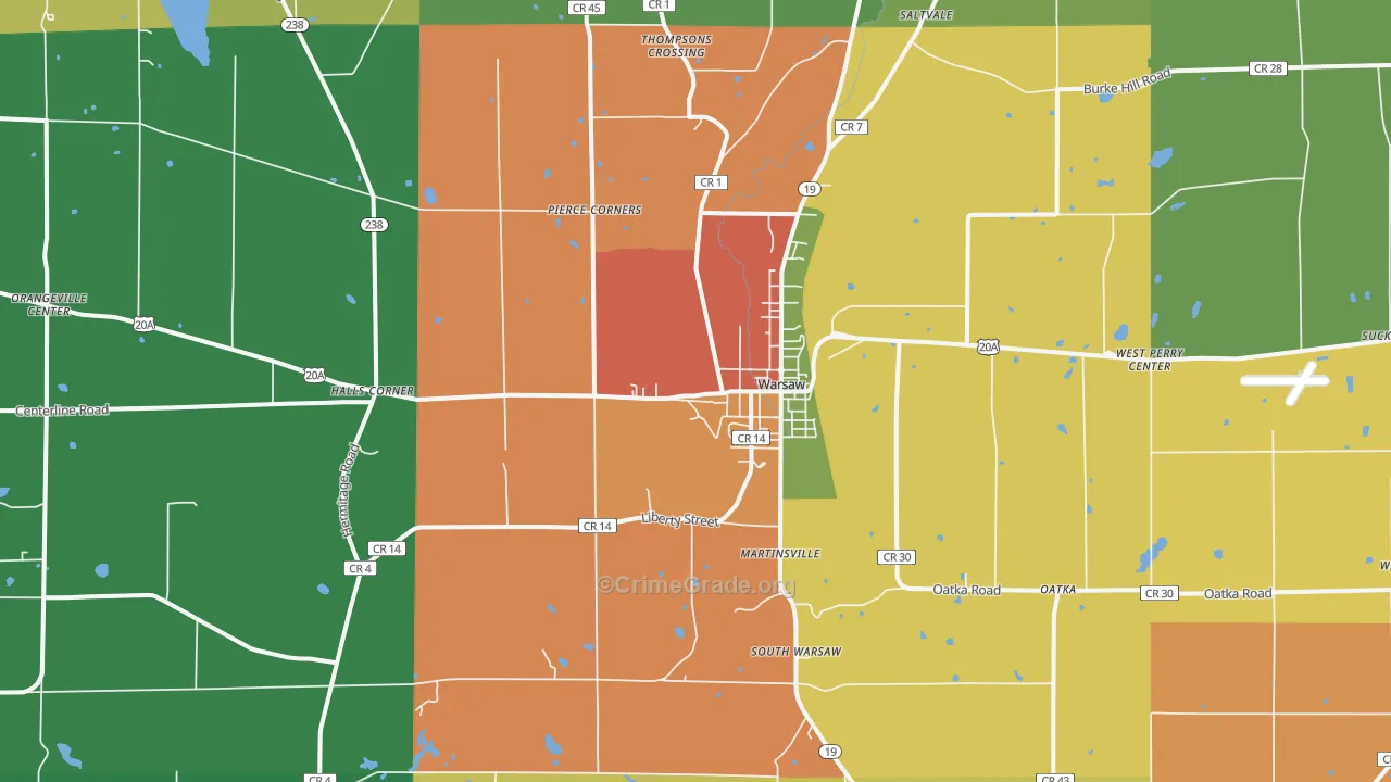 14569, NY Map of Drug-Related Crime Rates