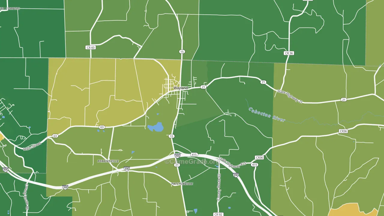 14572, NY Map of Drug-Related Crime Rates