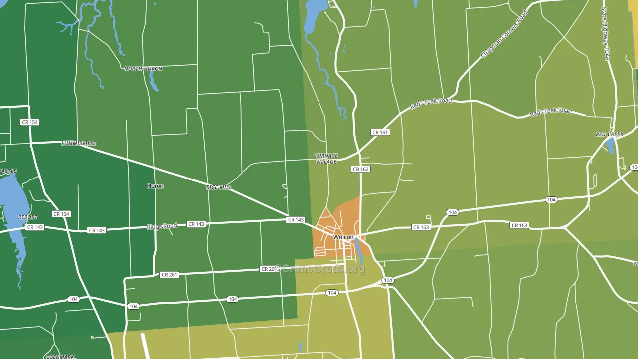 14590, NY Map of Drug-Related Crime Rates
