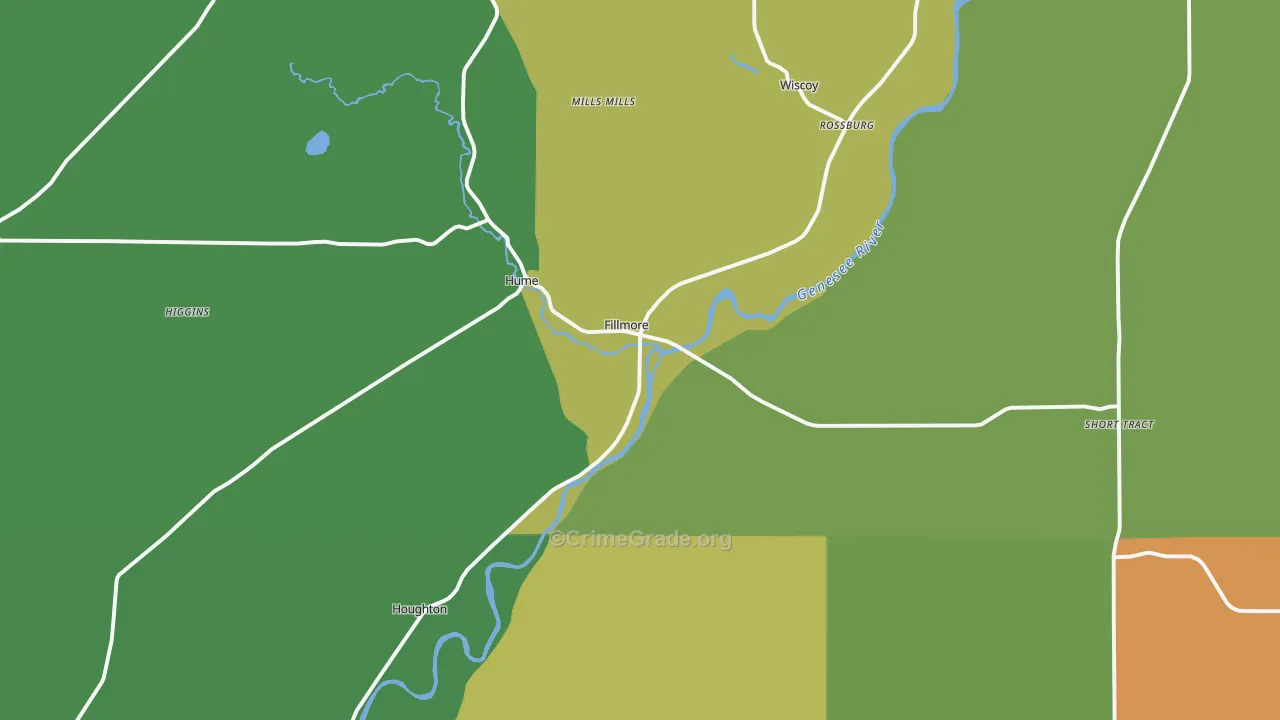 14735, NY Map of Drug-Related Crime Rates