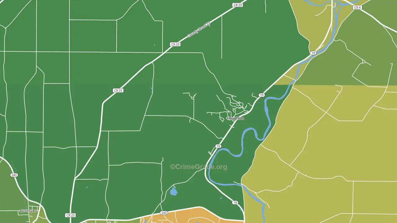 14744, NY Map of Drug-Related Crime Rates