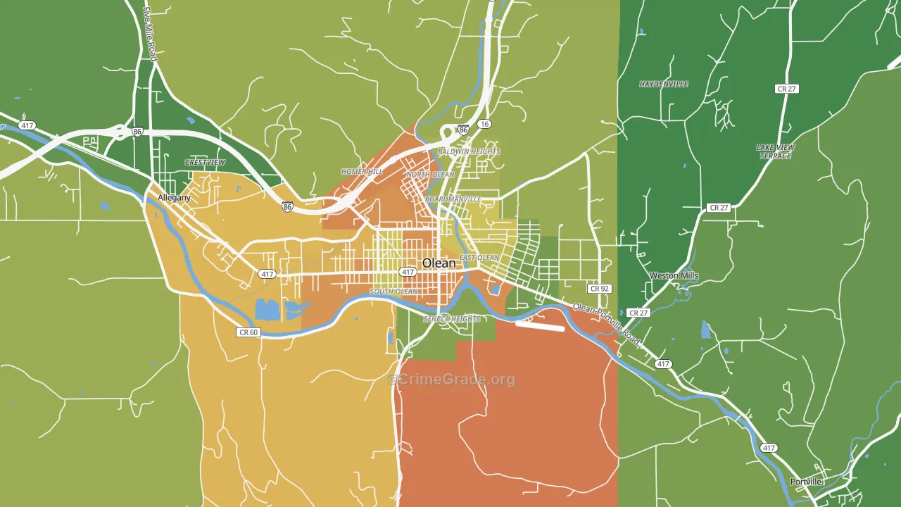 14760, NY Map of Drug-Related Crime Rates