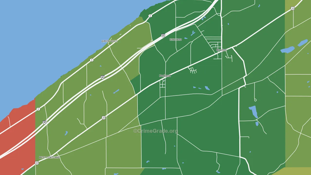 14769, NY Map of Drug-Related Crime Rates