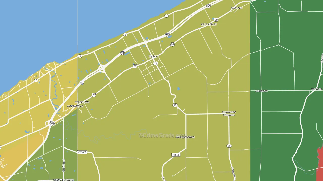 14775, NY Map of Drug-Related Crime Rates