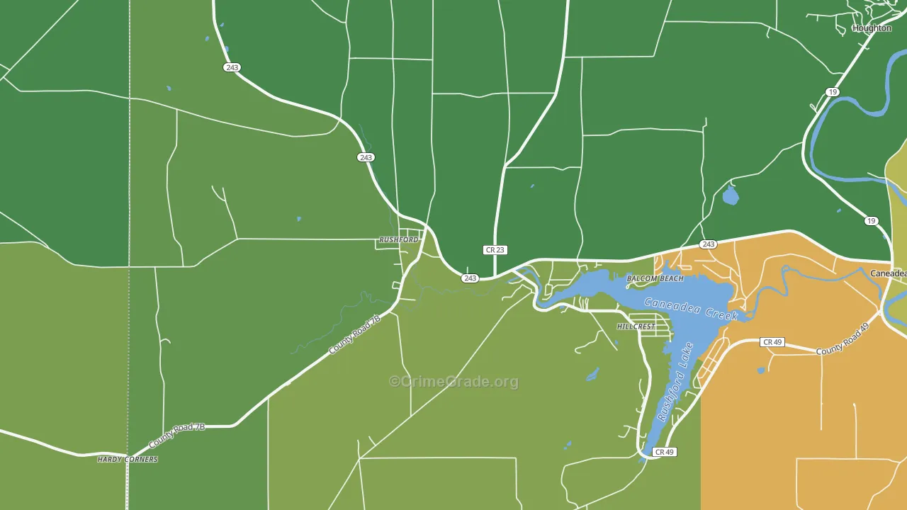 14777, NY Map of Drug-Related Crime Rates