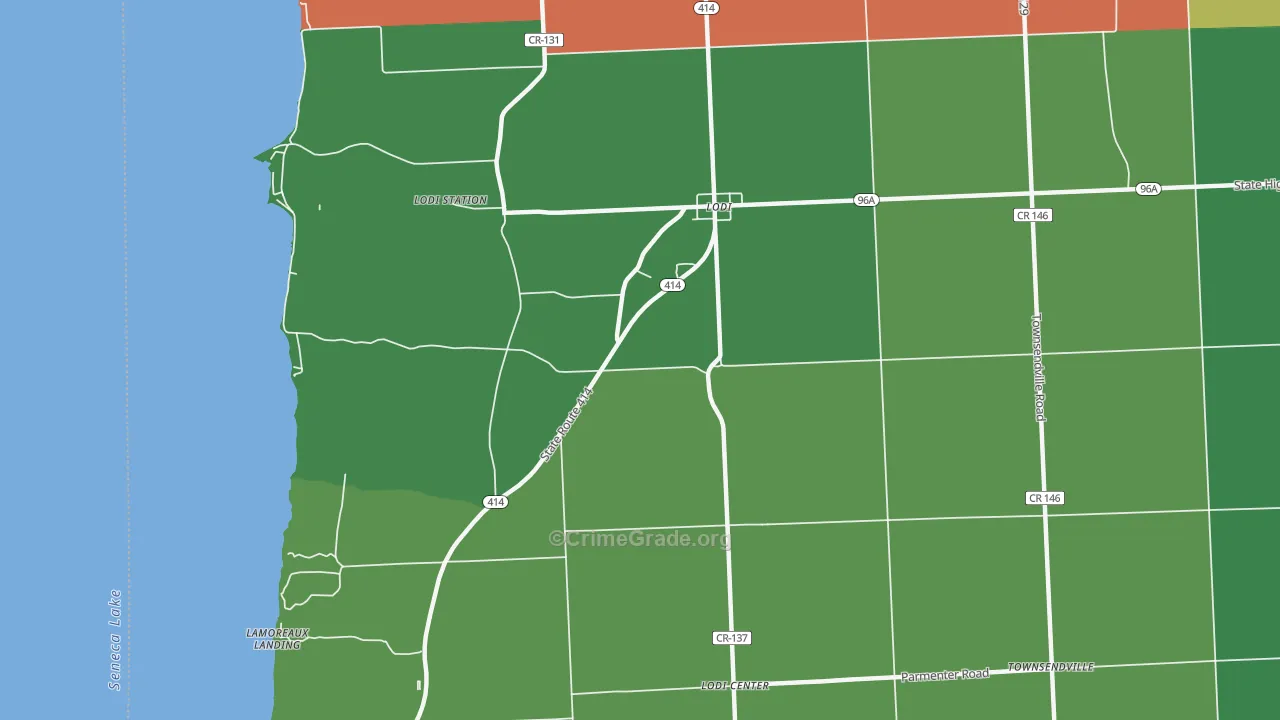 14860, NY Map of Drug-Related Crime Rates