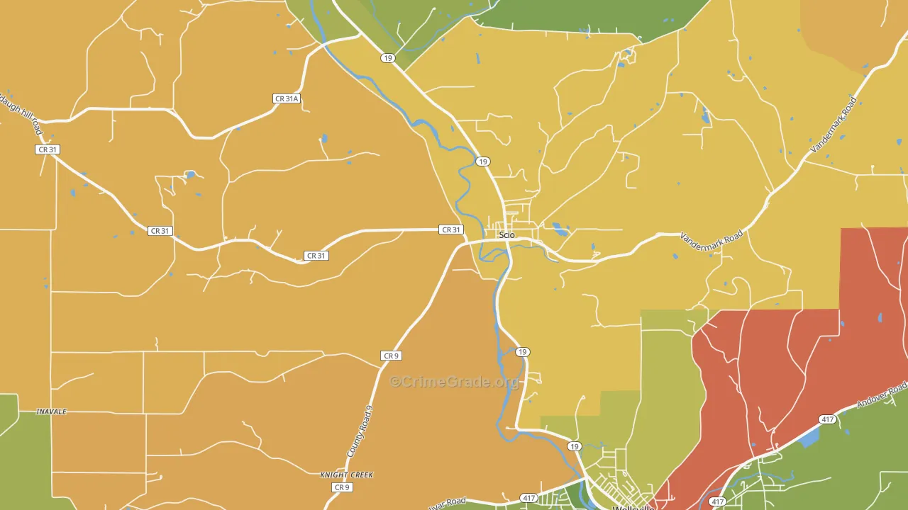 14880, NY Map of Drug-Related Crime Rates