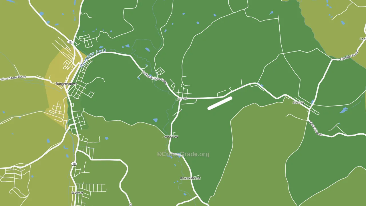 15053, PA Map of Drug-Related Crime Rates
