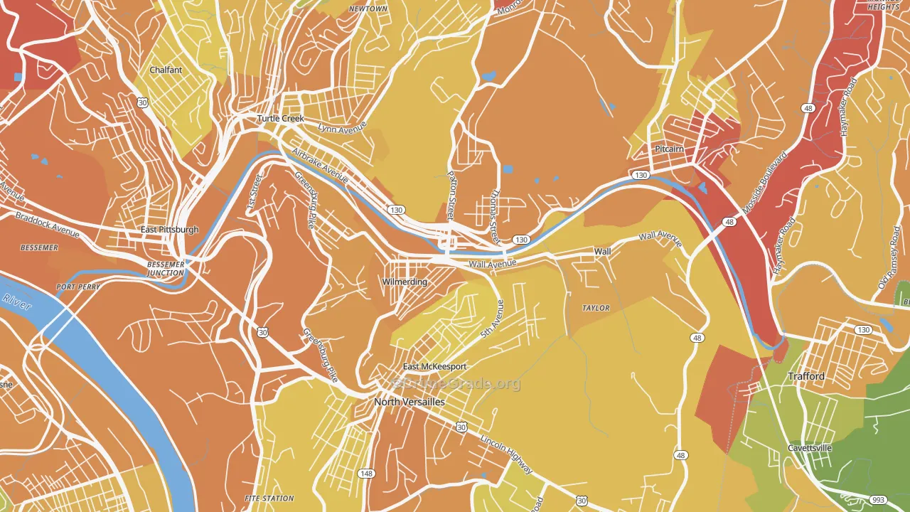 15148, PA Map of Drug-Related Crime Rates