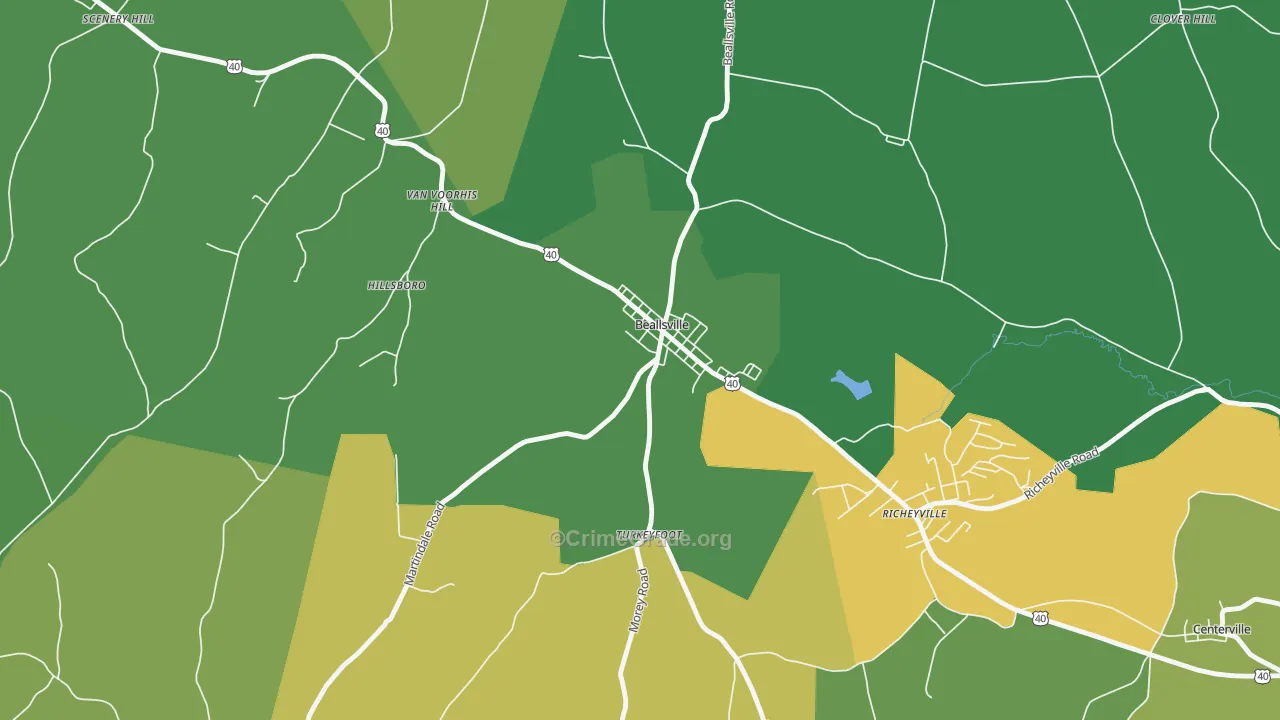 15313, PA Map of Drug-Related Crime Rates