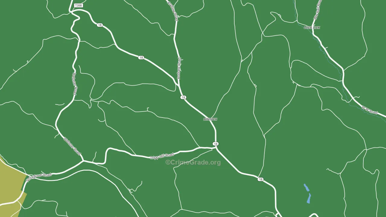 15353, PA Map of Drug-Related Crime Rates
