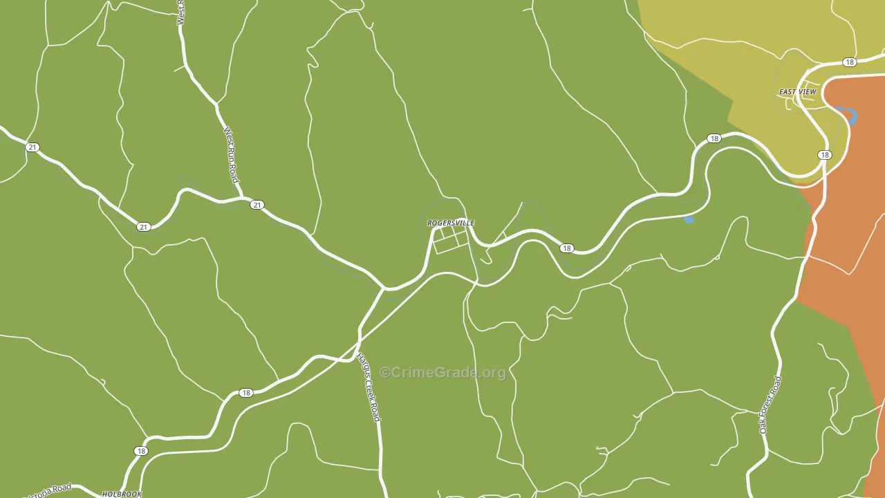 15359, PA Map of Drug-Related Crime Rates