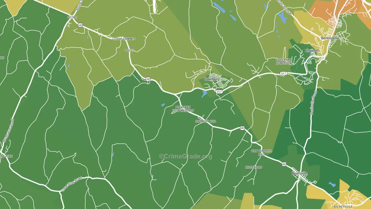 15360, PA Map of Drug-Related Crime Rates