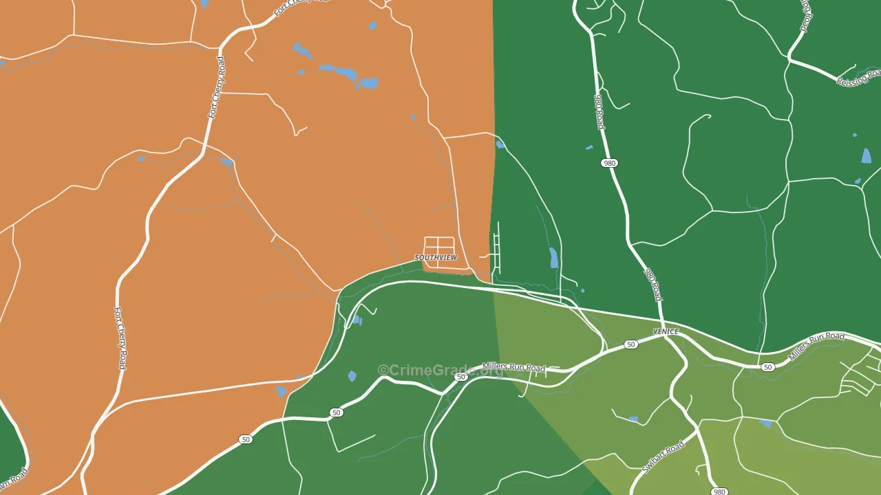 15361, PA Map of Drug-Related Crime Rates