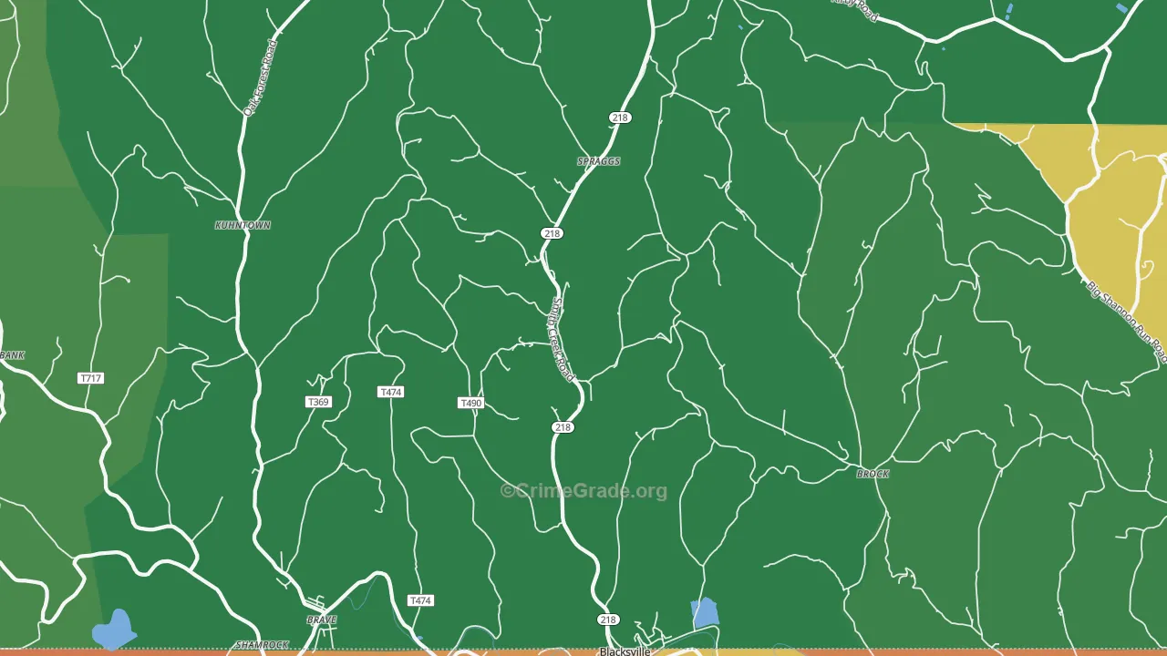 15362, PA Map of Drug-Related Crime Rates