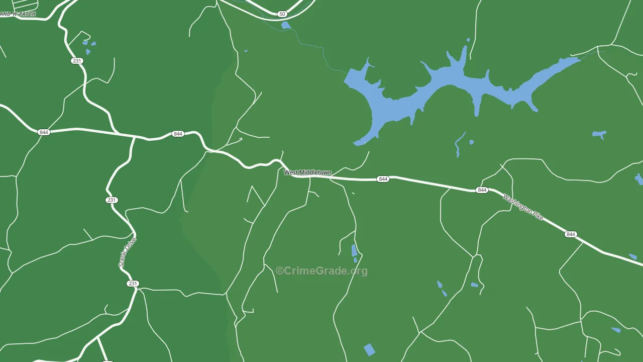 15379, PA Map of Drug-Related Crime Rates
