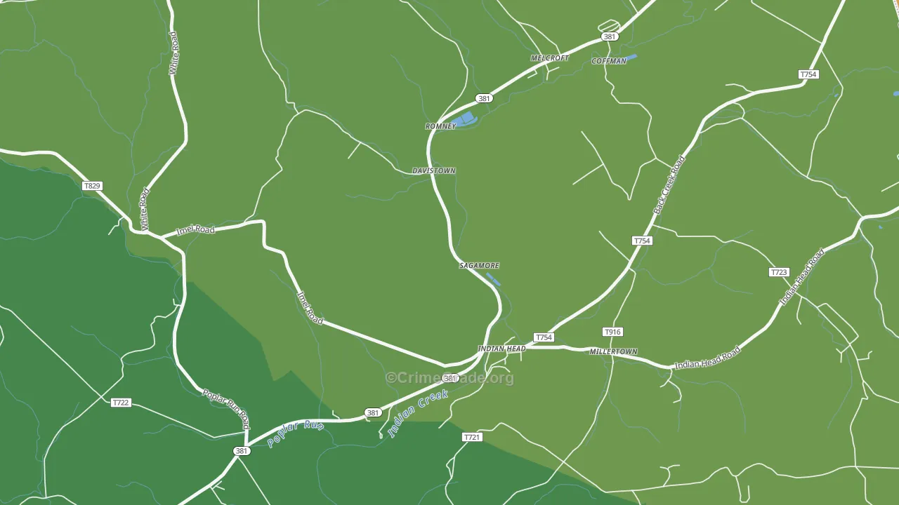 15446, PA Map of Drug-Related Crime Rates