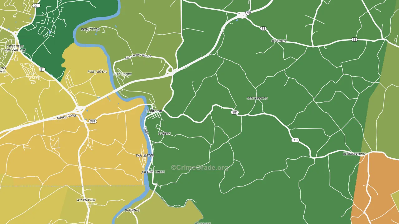 15479, PA Map of Drug-Related Crime Rates