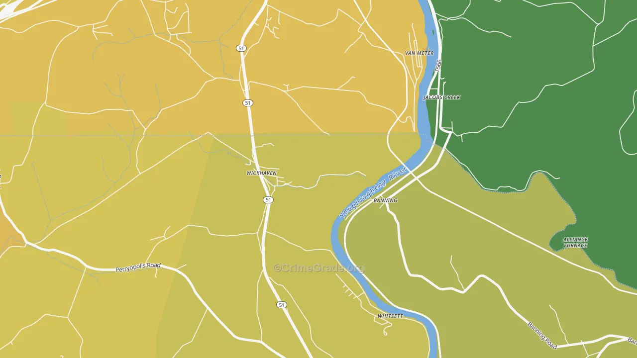 15492, PA Map of Drug-Related Crime Rates