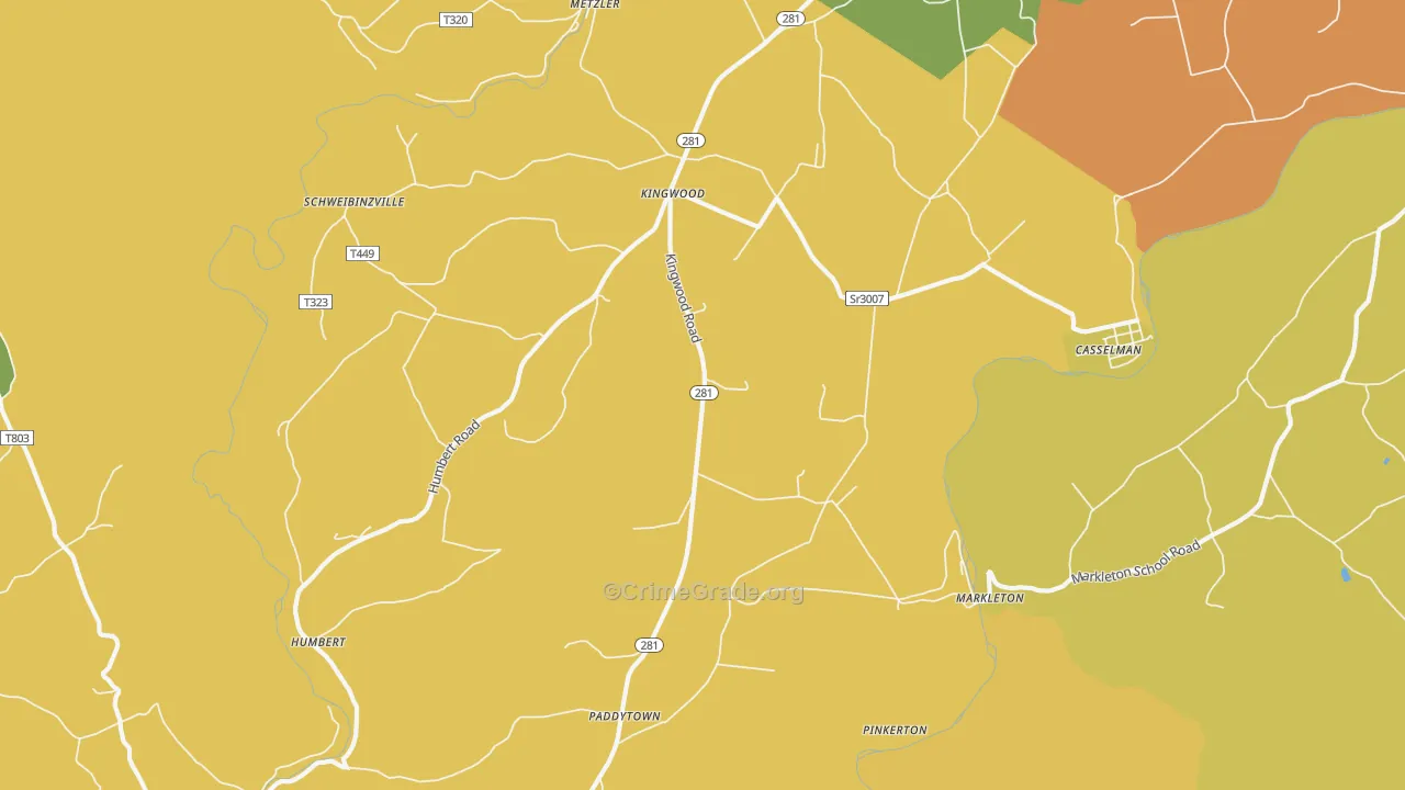 15551, PA Map of Drug-Related Crime Rates