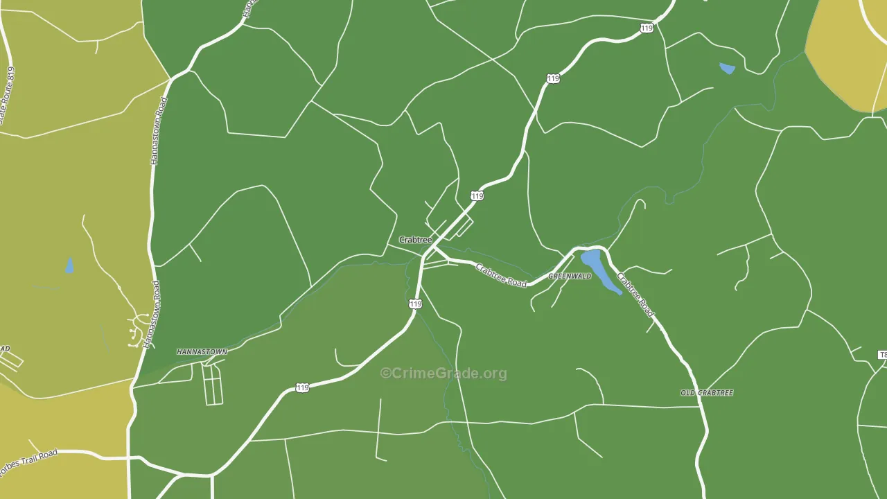 15624, PA Map of Drug-Related Crime Rates