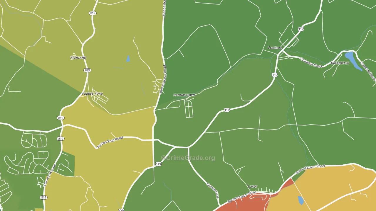 15635, PA Map of Drug-Related Crime Rates