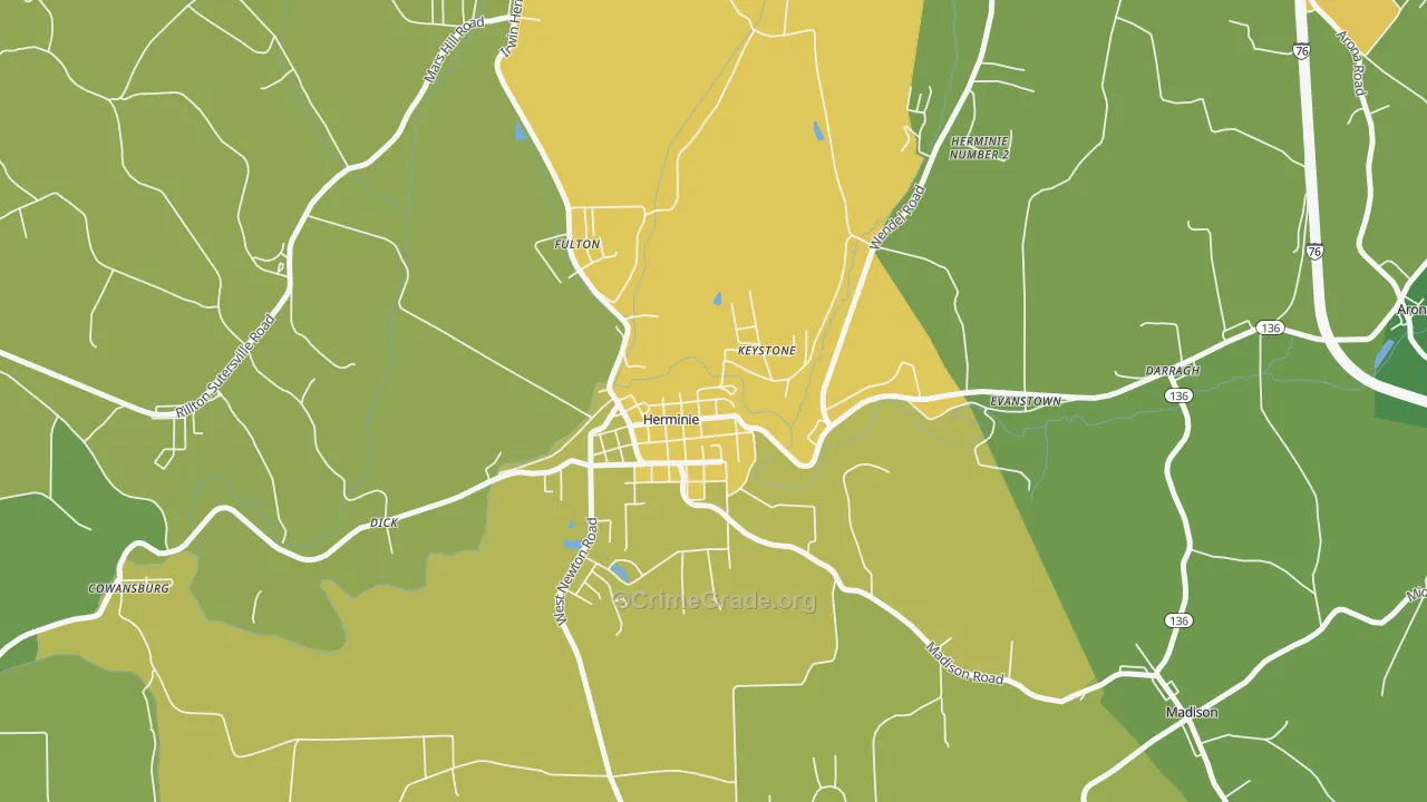 15637, PA Map of Drug-Related Crime Rates