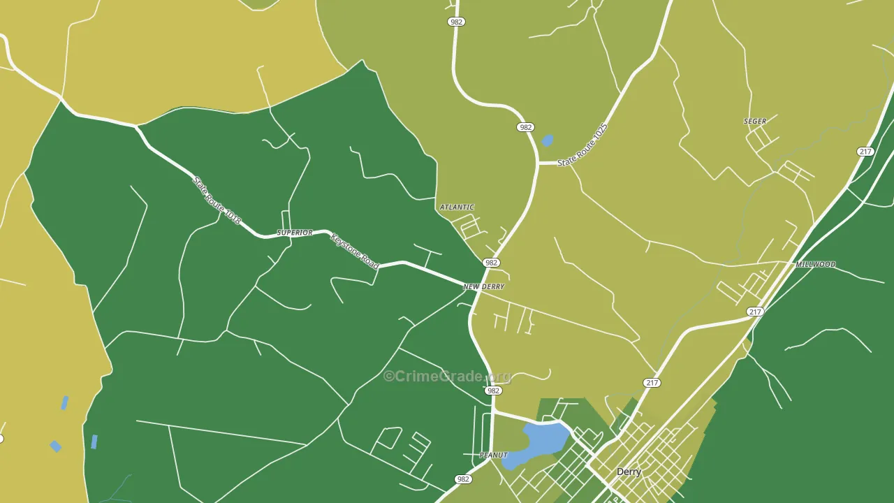 15671, PA Map of Drug-Related Crime Rates