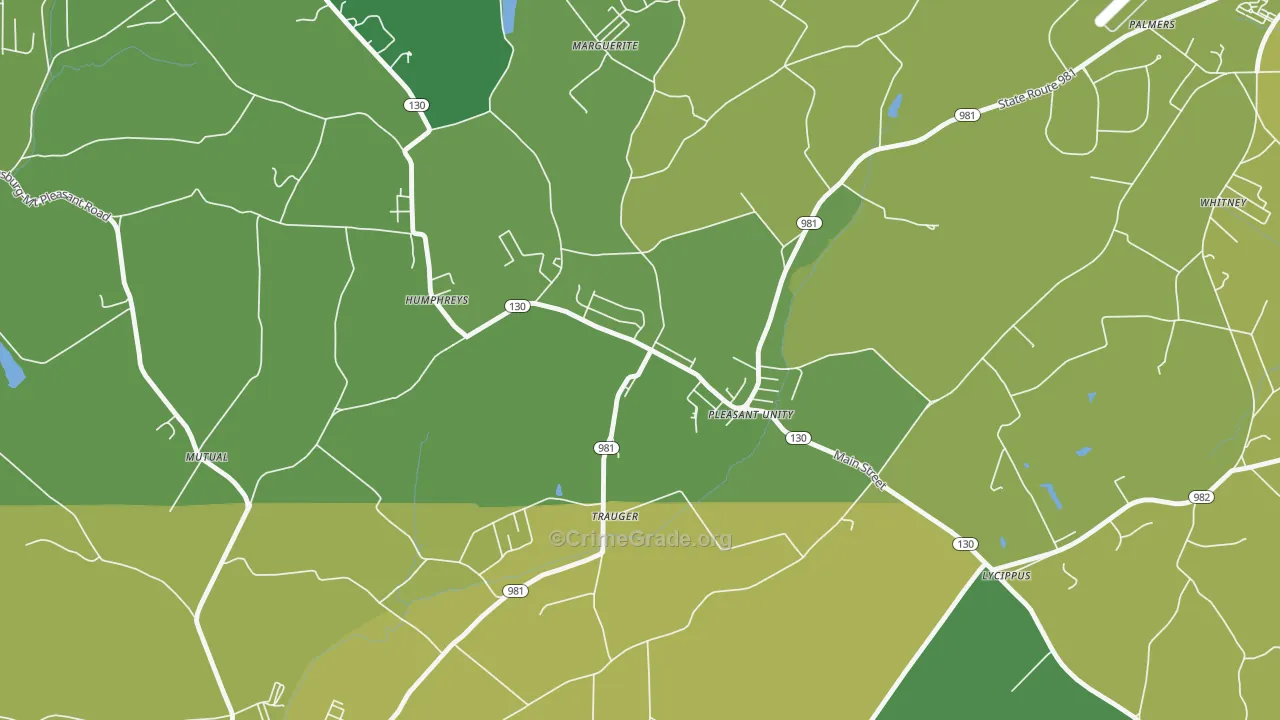 15676, PA Map of Drug-Related Crime Rates