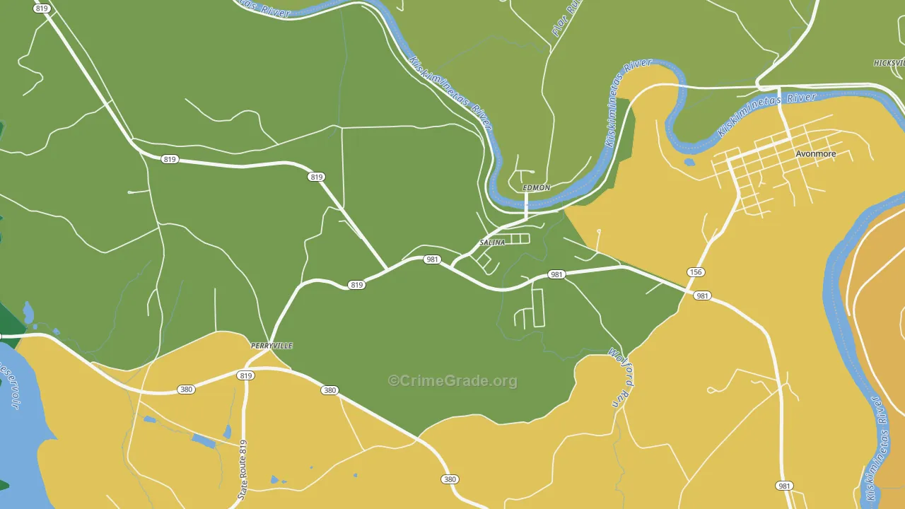 15680, PA Map of Drug-Related Crime Rates