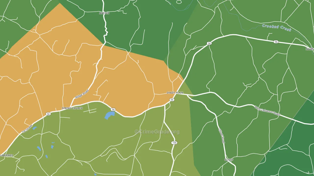15686, PA Map of Drug-Related Crime Rates