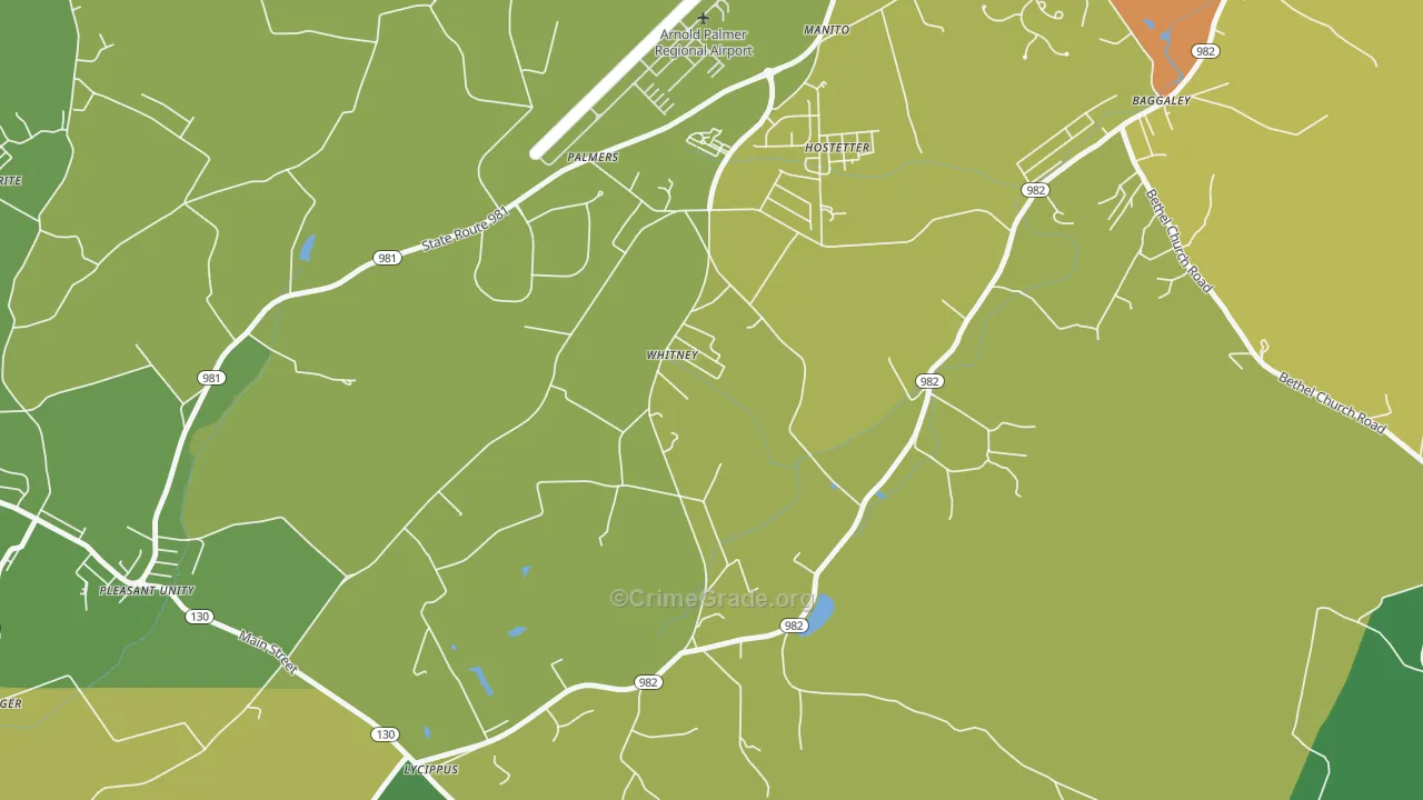 15693, PA Map of Drug-Related Crime Rates