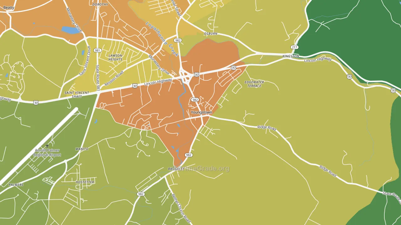 15696, PA Map of Drug-Related Crime Rates