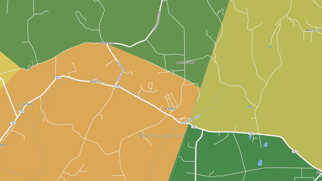 15710, PA Map of Drug-Related Crime Rates